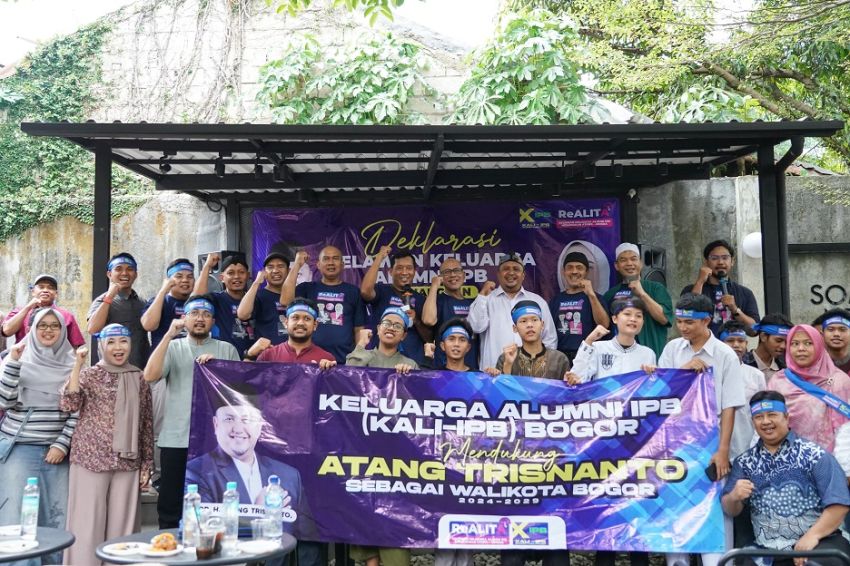 RADIO STATION Atang-Annida Dapat Dukungan Relawan Keluarga Alumni IPB, Dukung Bogor Nyaman untuk Semua