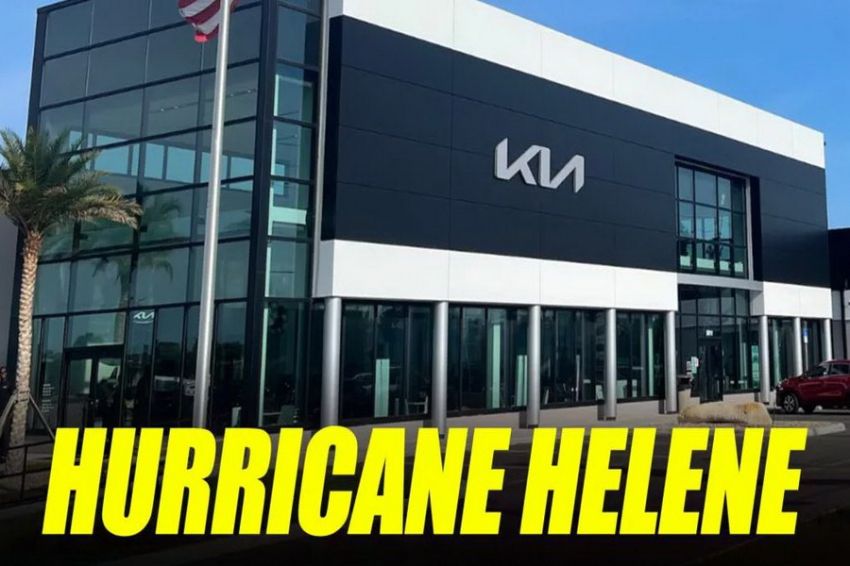 STATION NEWS Badai Hurricane Helene Hancurkan 672 Mobil di Dealer KIA