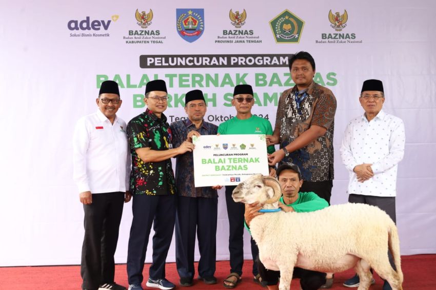 RADIO NEWS BAZNAS Bersama PT Adev Natural Indonesia Resmikan Program Balai Ternak di Tegal