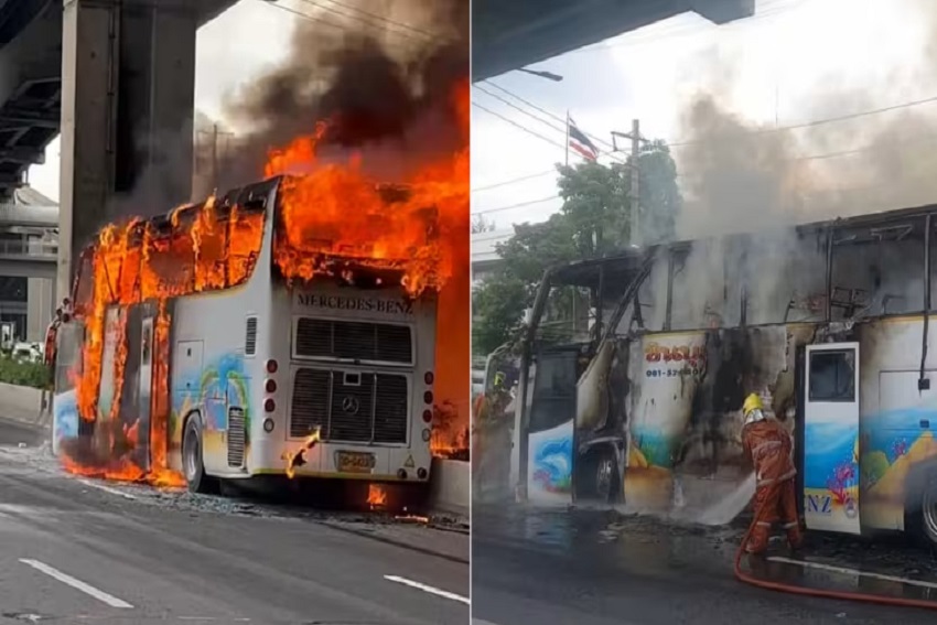 RADIO NEWS Bus Terbakar Tewaskan 23 Siswa dan Guru Thailand, Sopirnya Ditangkap