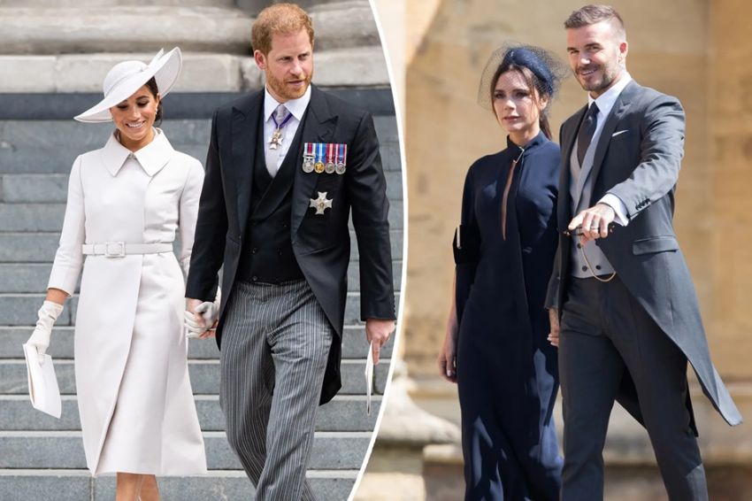 STATION NEWS David dan Victoria Beckham Ternyata Tidak Pernah Suka Pangeran Harry-Meghan Markle