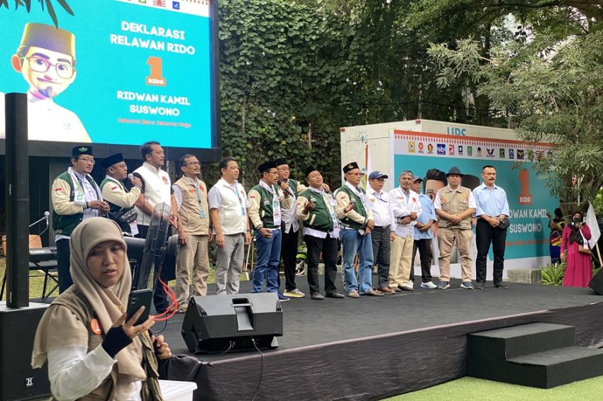 Deklarasi Dukung RIDO, Pena 45 Ingin Pilkada Jakarta 2024 Damai dan Beradab