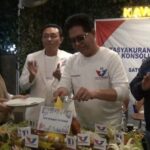 RADIO STATION DPW Partai Perindo Sumsel Gelar Syukuran dan Potong Tumpeng HUT Ke-10