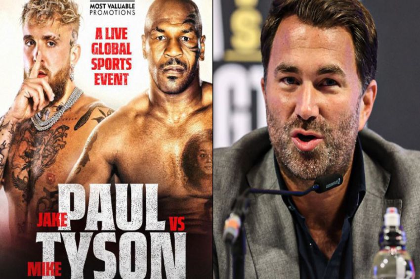 STATION NEWS Eddie Hearn Kecam Mike Tyson vs Jake Paul Berbahaya bagi Tinju