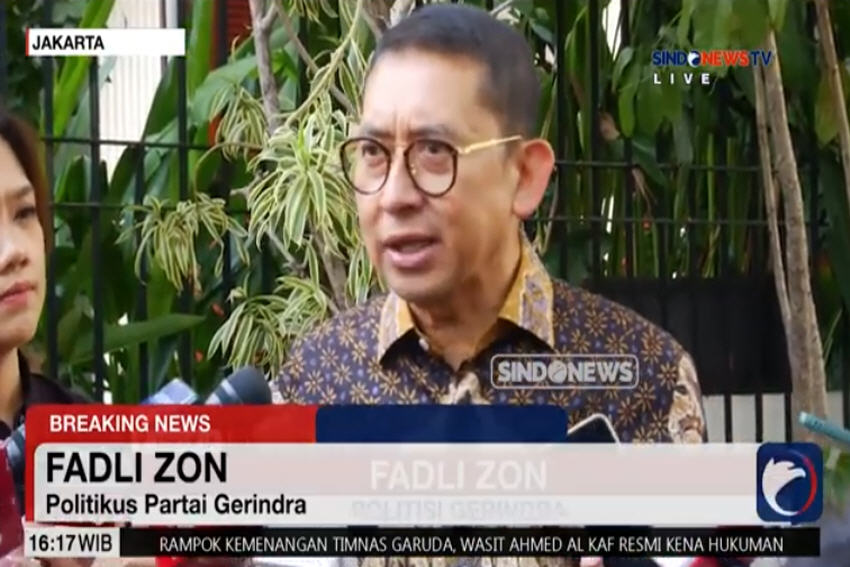 STATION NEWS Fadli Zon Kandidat Kuat Menteri Kebudayaan, Lulusan FIB UI