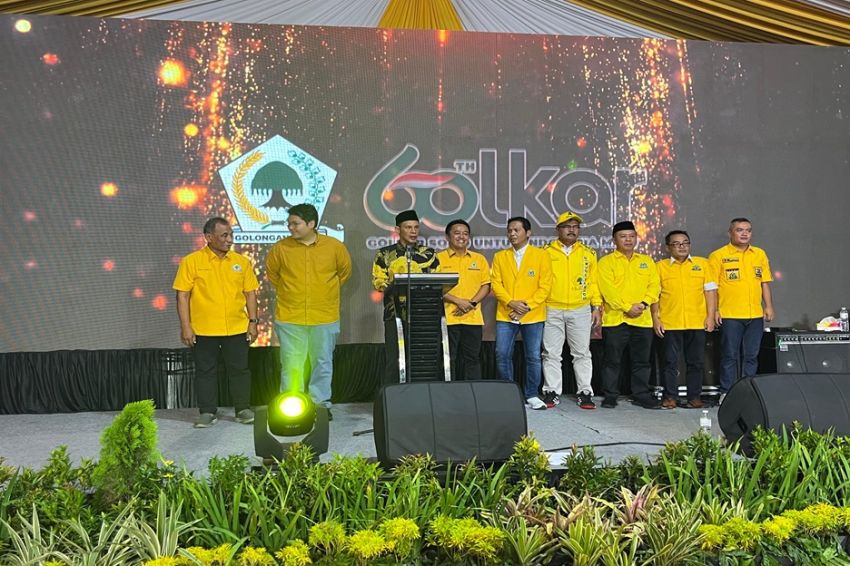 HUT ke-60 Partai Golkar, Cawabup Jaro Ade Gelar Tasyakuran Doakan Prabowo