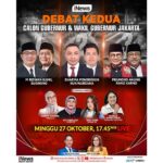 Jangan Lewatkan Debat Kedua Cagub dan Cawagub Jakarta 2024 Bersama Davie Pratama dan Nadya Valerie, Sore Ini Pukul 17.45 WIB Live di iNews