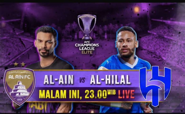 Juara Bertahan AL Ain vs Al Hilal di AFC Champion League Elite Malam Ini, Live di iNews