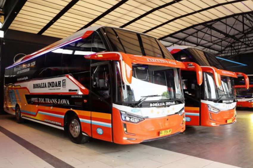 Lagi, PO Rosalia Indah Rilis Bus Baru Model Double Glass