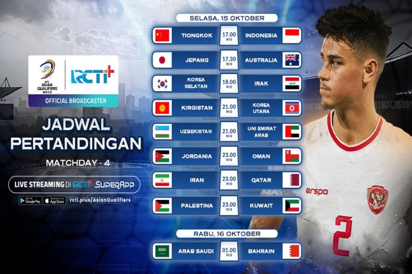 RADIO NEWS Link Live Streaming China vs Timnas Indonesia: Jalan Menuju Piala Dunia 2026!