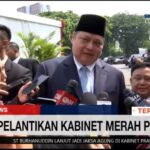 Menteri Prabowo-Gibran Kompak Pakai Dasi Biru Muda