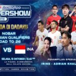 RADIO STATION Nobar Gratis China vs Timnas Indonesia Bareng RCTI+, Dimeriahkan Irine, Nuca dan Adrian Khalif