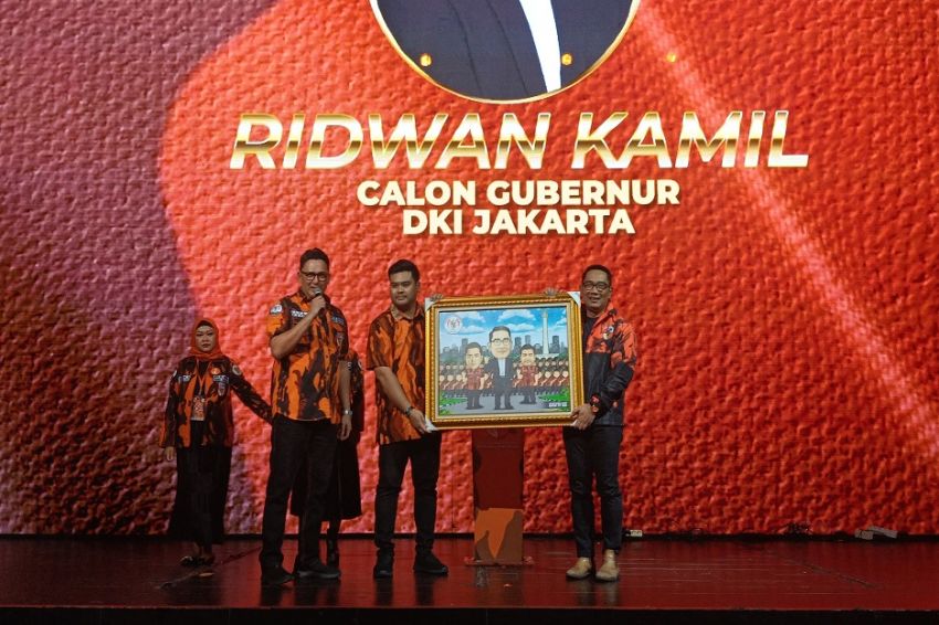 Pemuda Pancasila Deklarasi Dukung Pasangan Ridwan Kamil-Suswono di Pilkada Jakarta