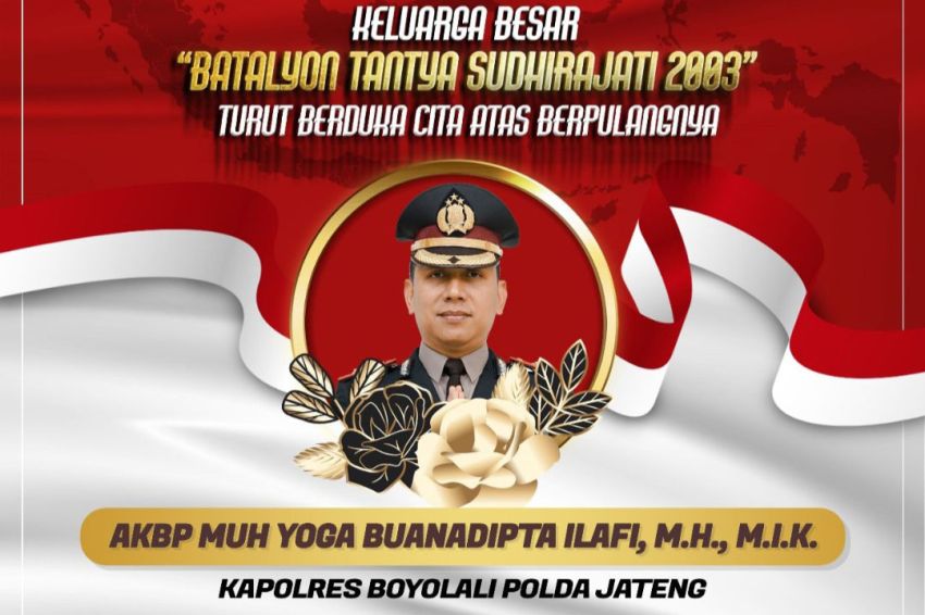 STATION NEWS Polda Jateng: Jenazah Kapolres Boyolali AKBP M Yoga Dimakamkan di Depok