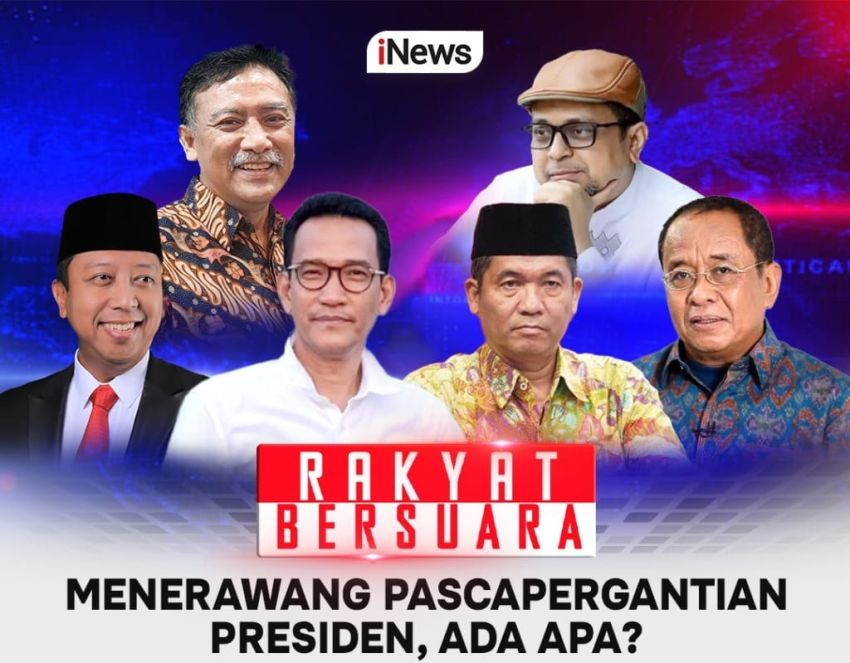 Rakyat Bersuara Menerawang Pascapergantian Presiden, Ada Apa? Malam Ini Live di iNews