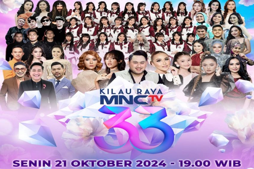 STATION NEWS Rayakan Hari Ulang Tahun ke-33, MNCTV Hadirkan Konser Spektakuler Bertabur Bintang Kilau Raya MNCTV K33setiaan