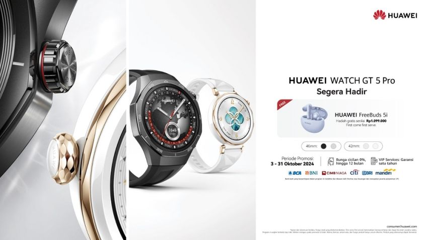 RADIO NEWS Segera Hadir! HUAWEI WATCH GT 5 Series, Smartwatch dengan Desain Mewah dan Fitur Kesehatan & Olahraga Level PRO