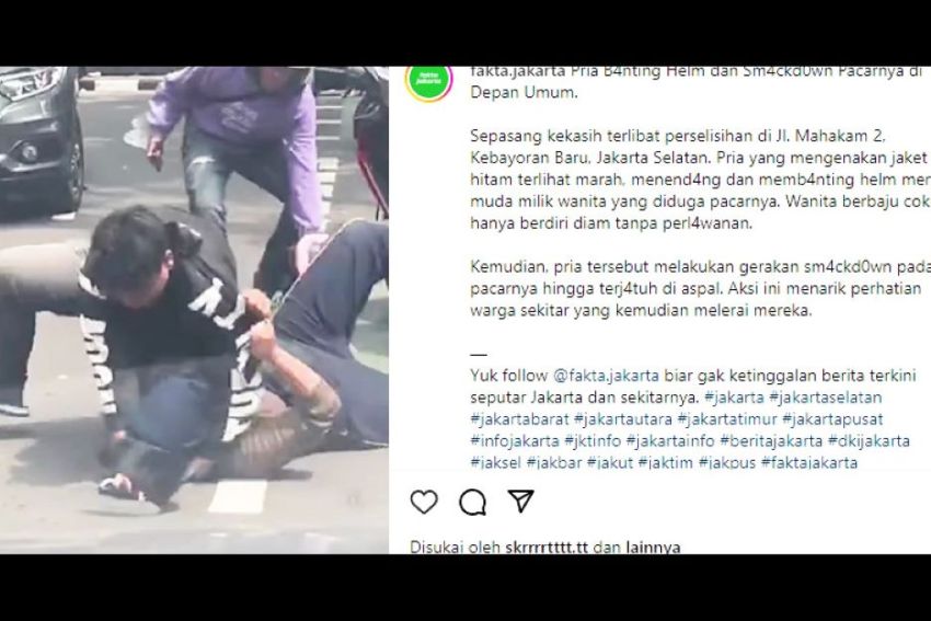 RADIO NEWS Terungkap Identitas Pria yang Smackdown Perempuan di Jaksel