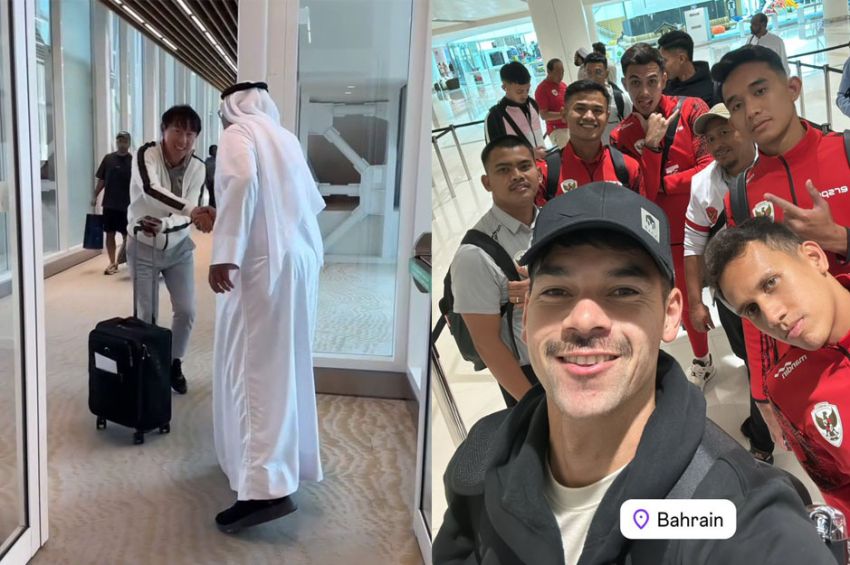 STATION NEWS Timnas Indonesia Tiba dengan Selamat di Bahrain, Sandy Walsh Tampil Beda