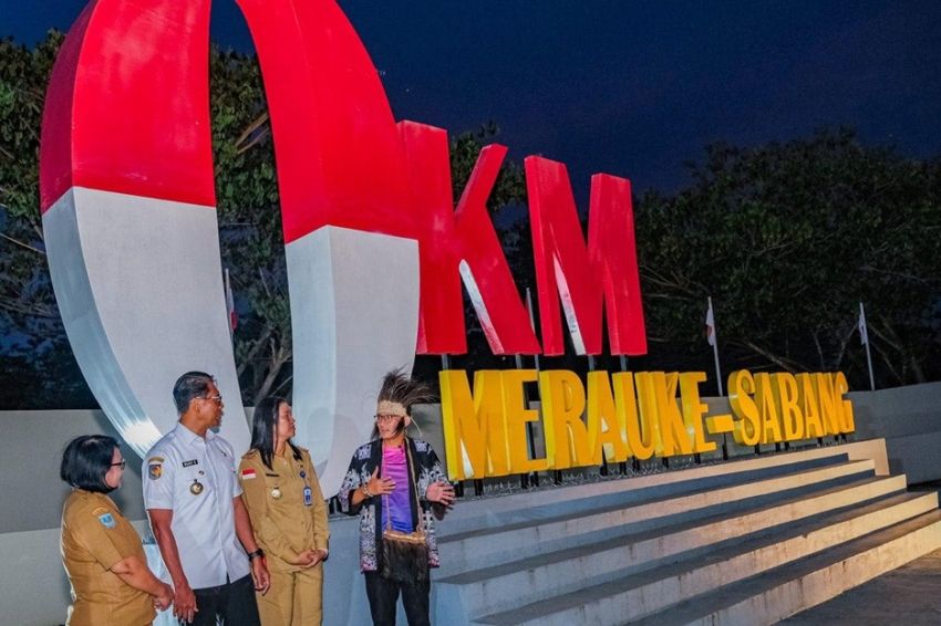 STATION NEWS Titik Nol KM Merauke Destinasi Baru di Ujung Timur Indonesia untuk Cross Border Tourism