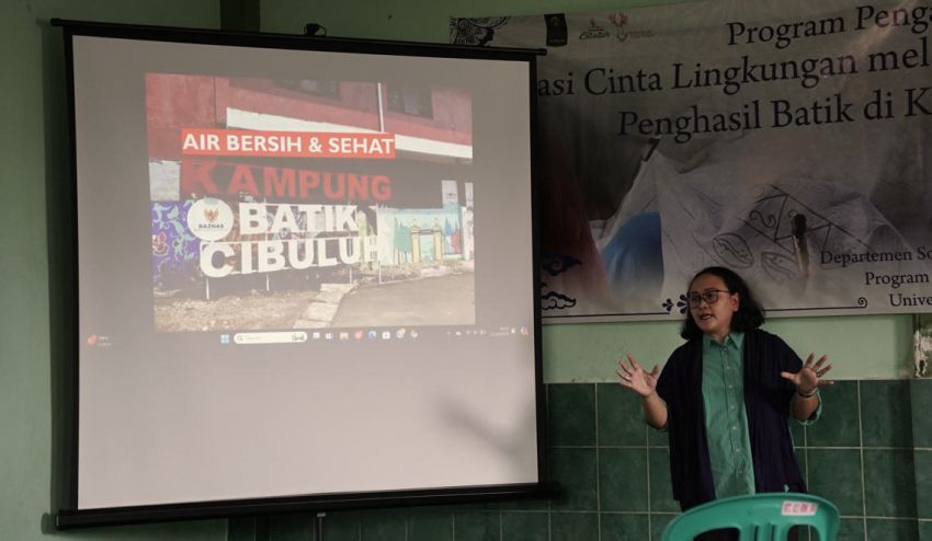 RADIO STATION Vokasi UI Gelar Edukasi Pengelolaan Limbah di Kampung Batik Cibuluh Bogor