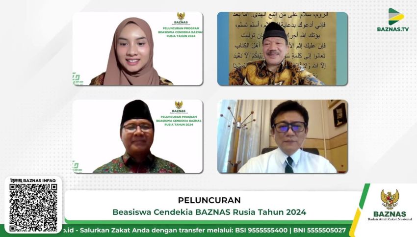 RADIO STATION Wujudkan Indonesia Emas, BAZNAS RI Luncurkan Beasiswa Cendekia BAZNAS Rusia 2024