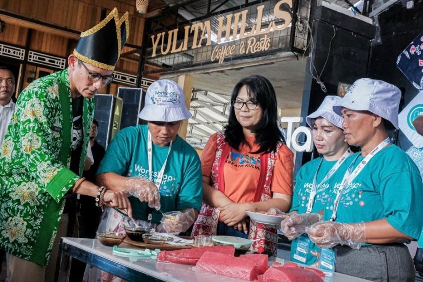 Bitung Jadi Penyangga Destinasi Likupang, Sandiaga Uno Fokus Tingkatkan Ekonomi Kreatif Lokal