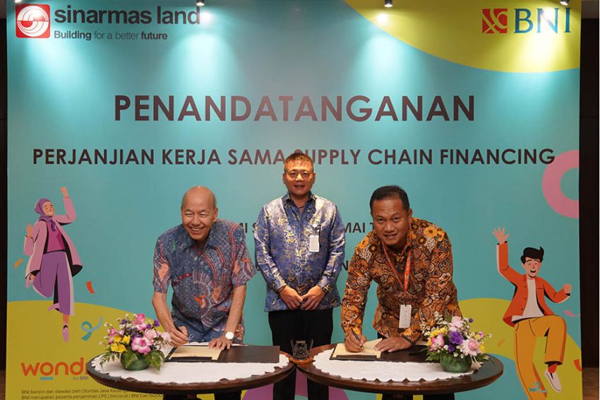 BNI Salurkan Pembiayaan Supply Chain untuk Mitra Bumi Serpong Damai