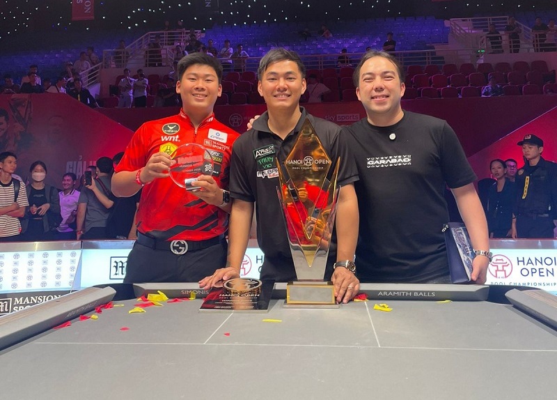 Dua Pro Team Carabao Billiards, Johann Chua dan Albert Januarta, Mengukir Sejarah di Hanoi Open 2024