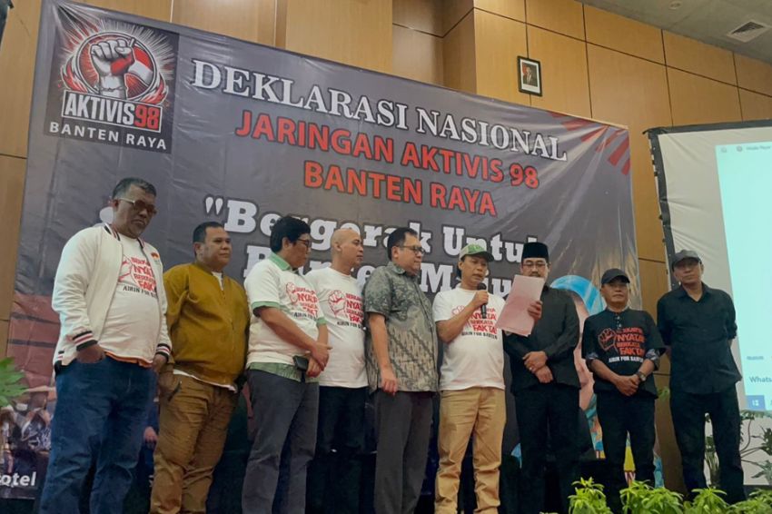 Dukung Airin-Ade, Jaringan Aktivis 98 Sebut Banten Butuh Pemimpin Berintegritas