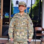 Gaya Bahlil Pakai Seragam ala Tentara Jelang Pembekalan di Akmil Magelang