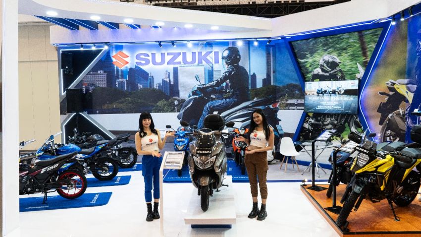 Hadir di IMOS 2024, Suzuki Bawa 3 Motor dari India