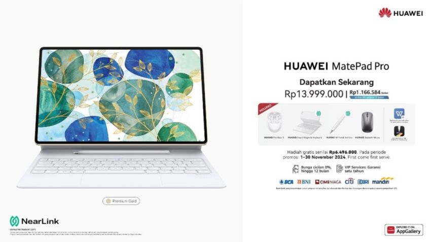 HUAWEI MatePad Pro 12.2, Tablet Lebih Dari Laptop Sudah Bisa Dibeli di Indonesia