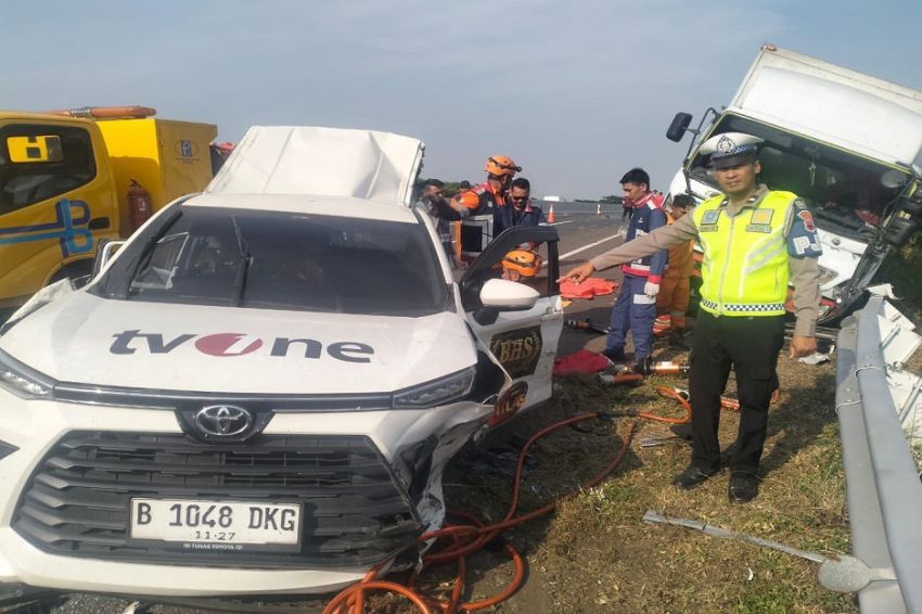 Kecelakaan Maut Mobil Rombongan TvOne di Tol Pemalang, 3 Orang Dikabarkan Tewas