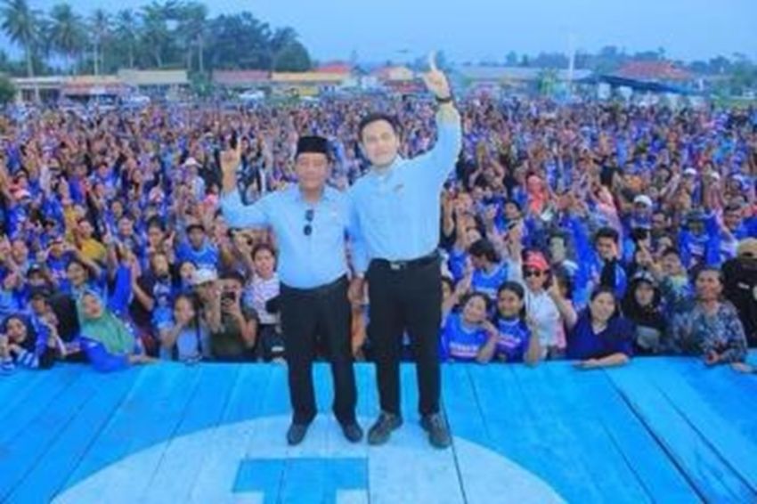 Lintas Generasi Meriahkan Kampanye Satu Hati Cabup Halmahera Timur Farrel Adhitama