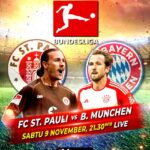 Live di iNews! Bayern Muenchen vs ST Pauli di Bundesliga Besok Malam Pukul 21.30 WIB