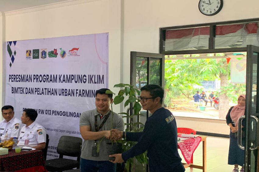 PAMA Luncurkan Program Kampung Iklim di Penggilingan Jaktim