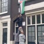 Para Perusuh Israel Merusak Bendera Palestina, Picu Bentrok di Amsterdam