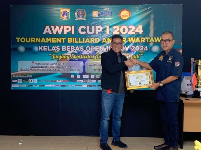 PB POBSI Dukung Turnamen Biliar Antar-wartawan AWPI Cup I 2024