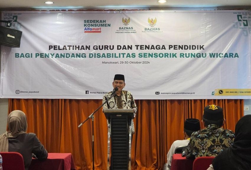 Peduli Penyandang Disabilitas, Baznas RI Beri Pelatihan ToT Al-Qur’an Isyarat di Papua Barat