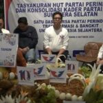 Perayaan HUT ke-10 Partai Perindo, Ini Pesan Ketua DPW Partai Perindo Sumsel Febuar Rahman