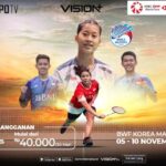 Perebutan Gelar di Babak Penentuan! Simak Jadwal dan Link Streaming BWF Korea Masters di Vision+