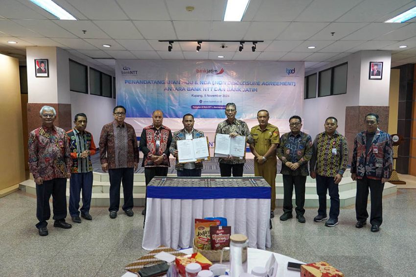 Perkuat KUB, Bank Jatim Teken MoU dan NDA dengan Bank NTT