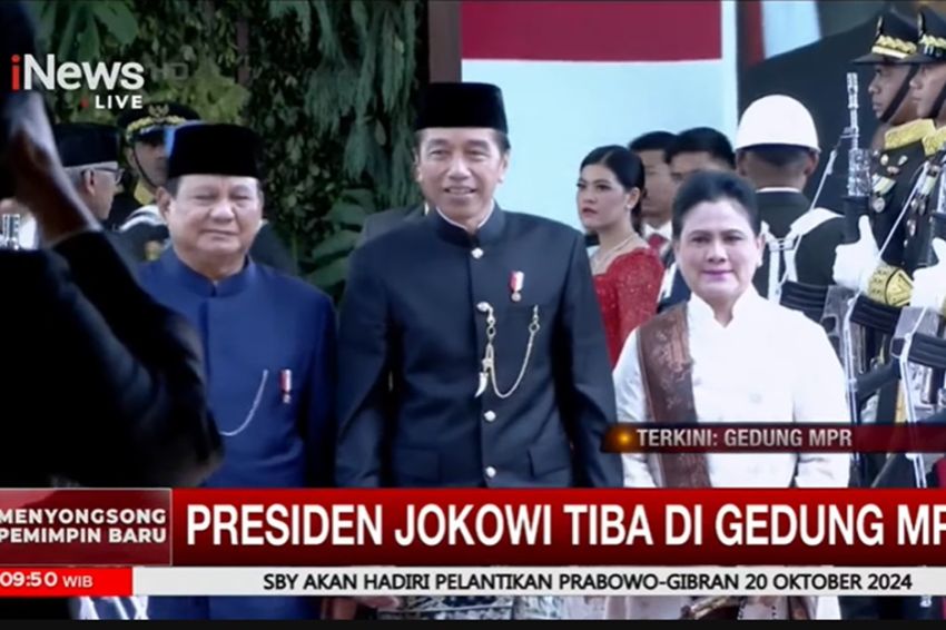 Presiden Jokowi dan Wapres Ma’ruf Amin Tiba di Gedung MPR/DPR