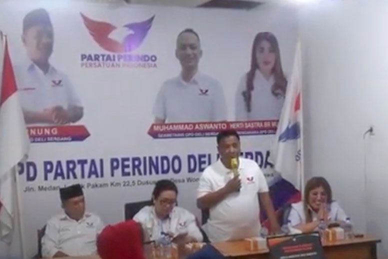 Rapat Konsolidasi, Partai Perindo Beber Strategi Pemenangan Paslon 3 di Deliserdang