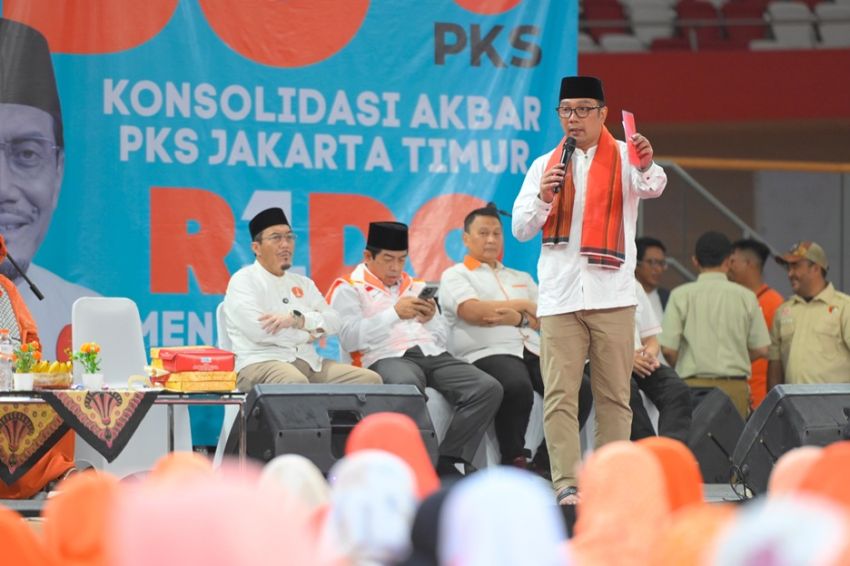 Sambut Ridwan Kamil Bersama 1.500 Kader PKS Jakarta Timur, Suswono: Komitmen Kuat Menangkan RIDO