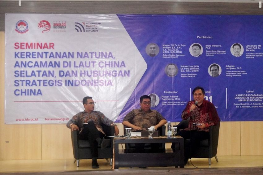 Seminar Unhan dan FSI: Pertahanan RI Perlu Ditingkatkan Antisipasi Ancaman di Laut China Selatan