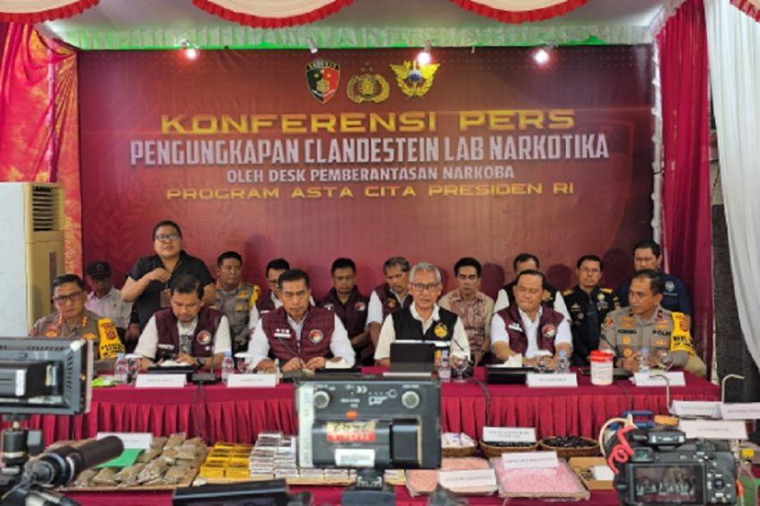 Sinergi Bea Cukai-Polri Bongkar Clandestine Laboratorium Narkoba Jaringan China di Bali