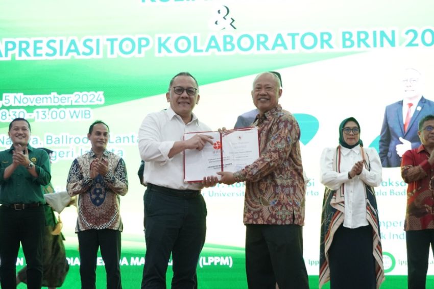 UNJ Raih Posisi 24 Besar Kolaborator Terbaik BRIN 2024