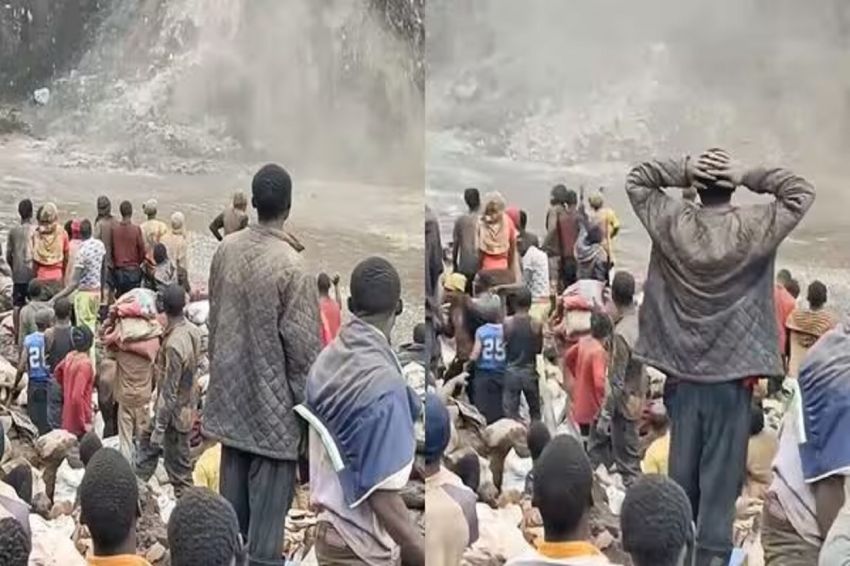 Viral! Gunung Runtuh di Kongo Ungkap Harta Karun Tembaga Berton-ton